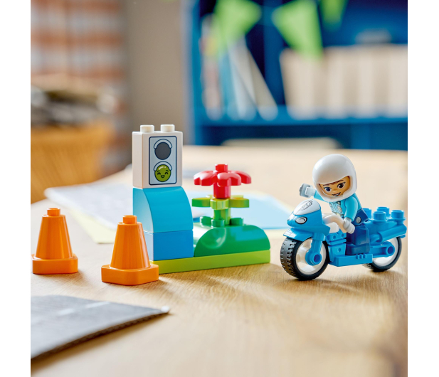 LEGO DUPLO 10471 Niebieski motocykl policyjny - 1473393 - zdjęcie 6